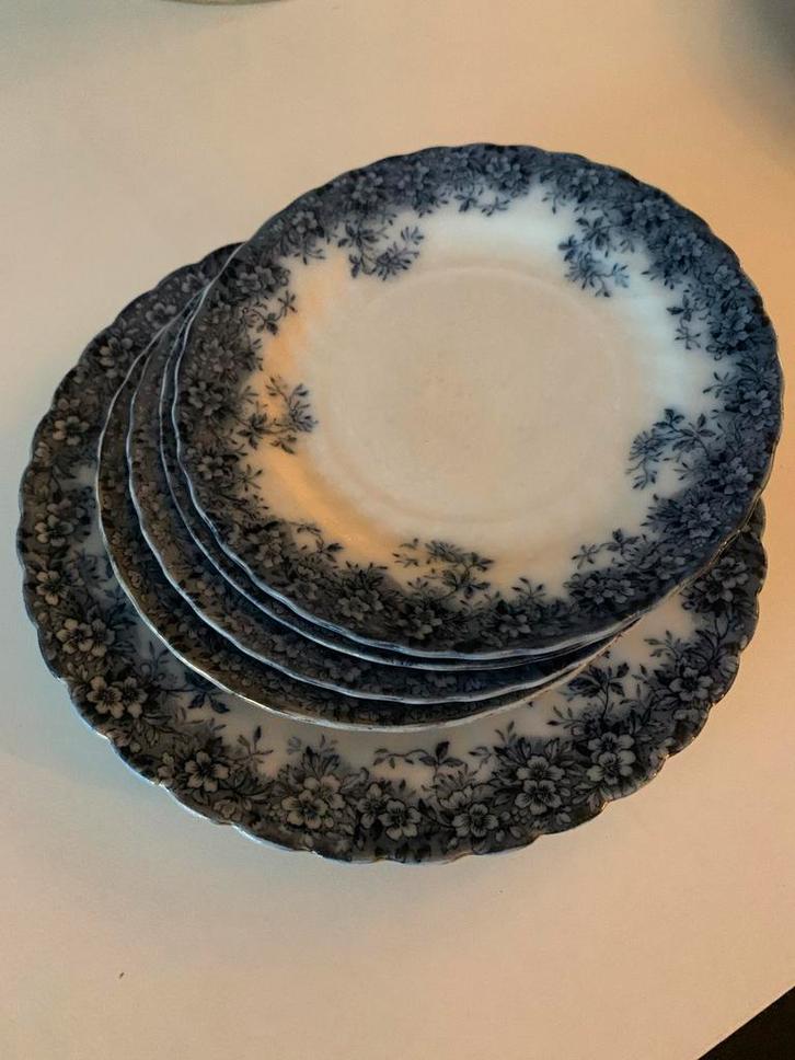 Oud Gebaksstel - BOOTHS Canterbury Pattern, Antiek en Kunst, Antiek | Servies los, Ophalen