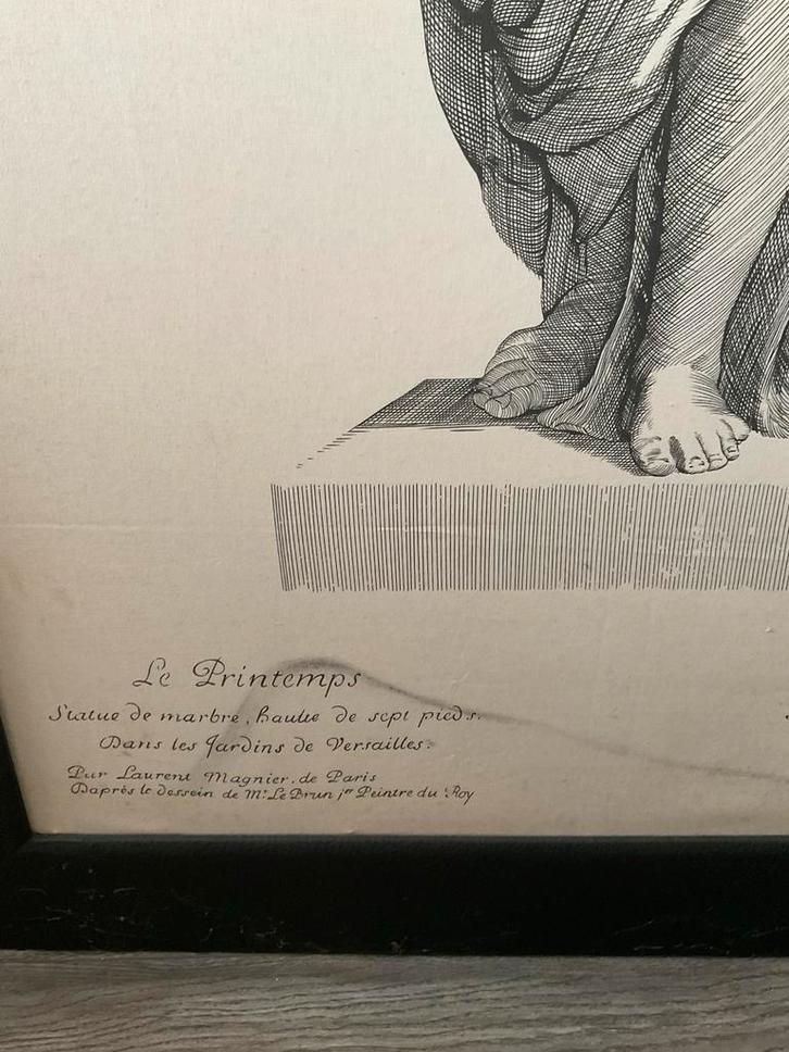 Ets Le Printemps - Versailles - Laurent Magniier, Antiek en Kunst, Kunst | Etsen en Gravures, Ophalen