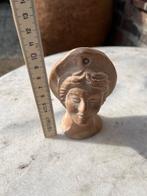 Grieks Romeins hoofd van aardewerk., Antiek en Kunst, Ophalen of Verzenden