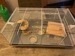 Hamsterkooi, Dieren en Toebehoren, Knaagdieren en Konijnen | Hokken en Kooien, Kooi, Minder dan 75 cm, Zo goed als nieuw, Ophalen