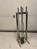 haardstel RVS, Ophalen, Gebruikt, Houthaard