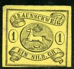 Duitse Staaten - Braunschweig 11 ongebruikt met gom, Postzegels en Munten, Postzegels | Europa | Duitsland, Overige periodes, Verzenden