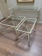 Glazentafelset 3 stuks, Ophalen, Gebruikt, Metaal of Aluminium, 75 cm of meer