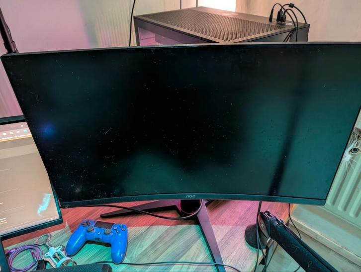 AOC C27G1 - 27" curved 144Hz gaming monitor, Computers en Software, Monitoren, Gebruikt, 101 t/m 150 Hz, DVI, HDMI, Gaming, Ingebouwde speakers