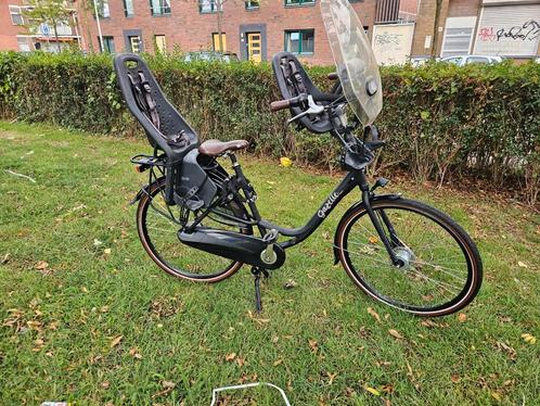 Gazelle Bloom moederfiets compleet met yepp zitjes, Fietsen en Brommers, Fietsen | Dames | Moederfietsen, Zo goed als nieuw, Gazelle