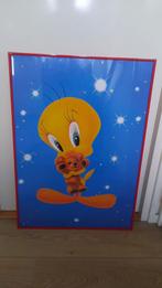 Tweety schikderij in lijst, Huis en Inrichting, Ophalen, Gebruikt, Schilderij, Minder dan 50 cm