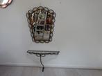 spiegel met console, Antiek en Kunst, Ophalen, Minder dan 50 cm