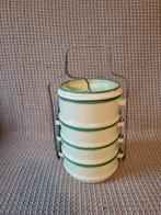 Emaille etensdrager tiffin box, Ophalen