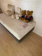 Bed, boxspring met matras, Ophalen, Overige materialen, 90 cm, Eenpersoons