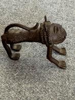 Bronzen Afrikaanse Leeuw Beeldje, Antiek en Kunst, Ophalen of Verzenden