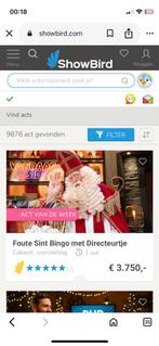 Cadeaubon showbird twv €500, Eén persoon, Cadeaubon