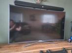 55 inch samsung curved tv., Samsung, Zo goed als nieuw, Ophalen, LCD