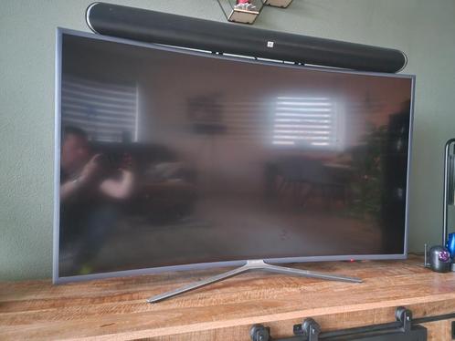 55 inch samsung curved tv., Audio, Tv en Foto, Televisies, Zo goed als nieuw, LCD, Samsung, Ophalen