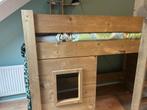 Jorg steigerhout half hoogslaper, Kinderen en Baby's, Kinderkamer | Stapelbedden en Hoogslapers, Ophalen, Zo goed als nieuw, Hoogslaper
