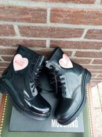 Dames regenlaarzen Mt37, Love Moschino, Zwart, Nieuw, Ophalen of Verzenden