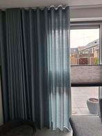 Blauwe wave gordijnen, 580x261 cm, Ophalen of Verzenden
