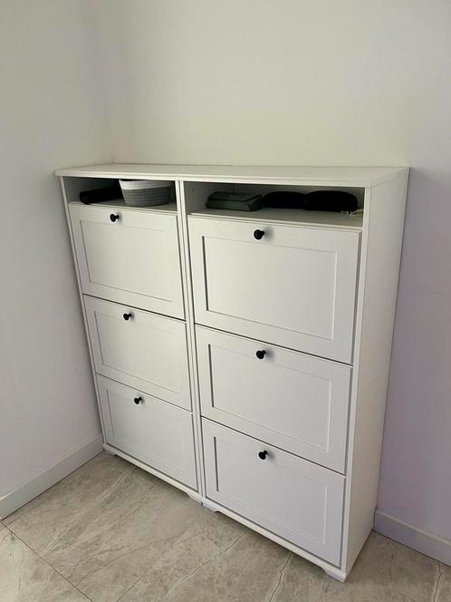 3x BRUSALI Schoenenkast / shoe shelf cabinet, Huis en Inrichting, Kasten | Schoenenkasten, Gebruikt, Ophalen