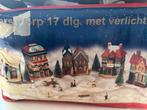 Gezellig Kerstdorp met Verlichting - 17 Delig, Diversen, Kerst, Ophalen of Verzenden, Gebruikt