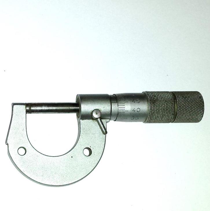 Micrometers / Schroefmaten 0-25 nog zuiver en duidelijk, Doe-het-zelf en Verbouw, Meetapparatuur, Gebruikt, Ophalen of Verzenden