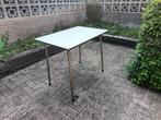 Vintage formica Keukentafel, Ophalen, Gebruikt, 100 tot 150 cm, 50 tot 100 cm