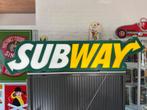 SUBWAY grote oude reclame lichtbak, Verzamelen, Merken en Reclamevoorwerpen, Ophalen, Gebruikt, ., Lichtbak of (neon) lamp