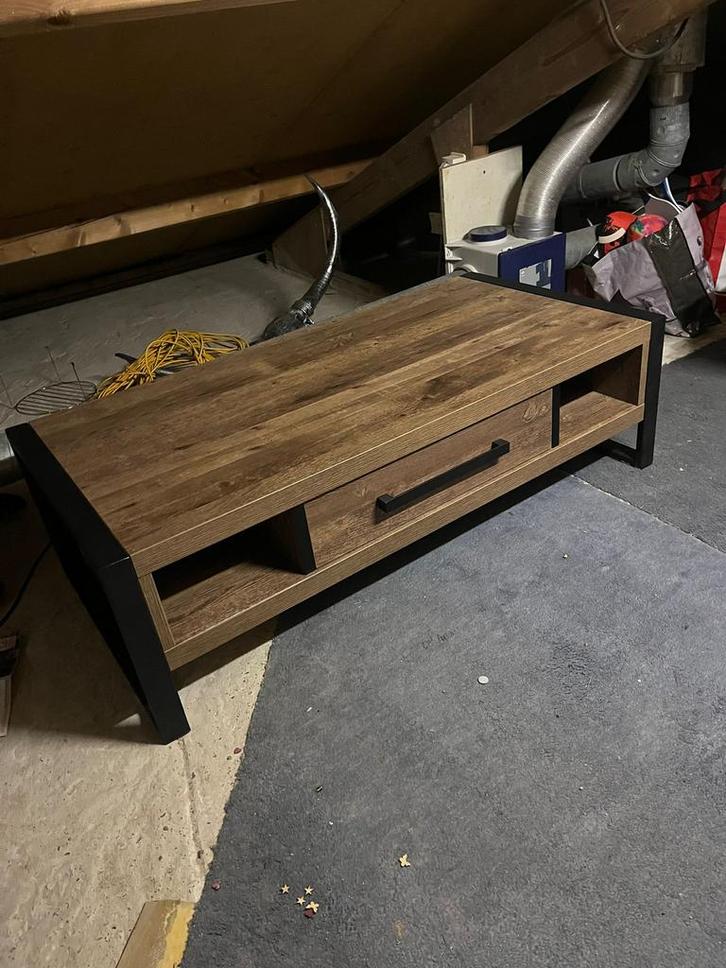 Mooie salontafel - Wisconsin Lamulux Mokka, Huis en Inrichting, Tafels | Salontafels, Zo goed als nieuw, Minder dan 50 cm, 50 tot 100 cm