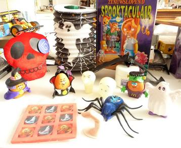 4 GRIEZELS2 SPOKEN SPIN KAN LOPEN VLEERMUIS EN BOEK HALOWEEN beschikbaar voor biedingen