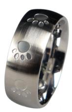 Magneetsieraden "Energy and Life" Ring mat met pootjes 19, Nieuw, Ophalen of Verzenden, Dame of Heer, Zilver