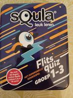 Squla Flitsquiz groep 1-3, Hobby en Vrije tijd, Gezelschapsspellen | Kaartspellen, Een of twee spelers, Ophalen of Verzenden, Zo goed als nieuw