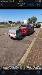 Erka aanhangertje met huif, nette staat, Auto diversen, Aanhangers en Bagagewagens, Ophalen, Gebruikt