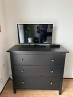 Ikea Hemnes ladekast donkerbruin/zwart, Huis en Inrichting, Kasten | Ladekasten, Ophalen, Gebruikt, 100 tot 150 cm, 3 of 4 laden