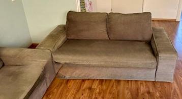IKEA KIVIK Bankstel 3-zits en 2-zits Taupe-Grijs-Tullinge - afbeelding 1