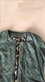 Arma Ginger groen leren jasje met kleine studjes, Kleding | Dames, Jassen | Zomer, Maat 38/40 (M), Verzenden, Arma, Gedragen