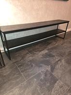 Zwart TV Meubel - Strak Design 1,60 m lang, Huis en Inrichting, Kasten | Televisiemeubels, Gebruikt, 150 tot 200 cm, Ophalen of Verzenden
