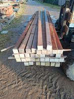 Partij 37 stuks hardhout palen balken 6x6x300 cm bezorgen mo, Tuin en Terras, Palen, Balken en Planken, Ophalen, Nieuw, Hardhout