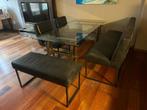 Lederen Eettafelset, Ophalen, Zo goed als nieuw, Minder dan 4 stoelen