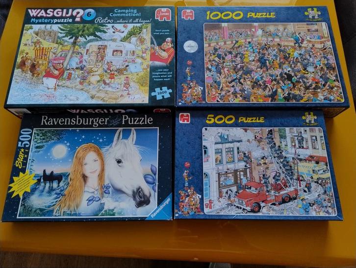 Puzzelcollectie, Ravensburger, Jan van Haasteren., Hobby en Vrije tijd, Denksport en Puzzels, Gebruikt, Legpuzzel, 500 t/m 1500 stukjes