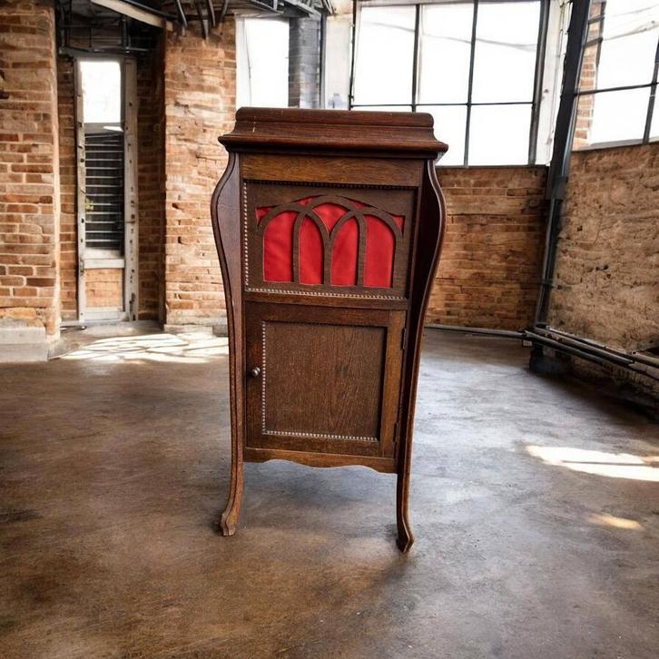 Vintage grammofoon meubel met babyphon grammofoon, Audio, Tv en Foto, Platenspelers, Overige merken, Ophalen