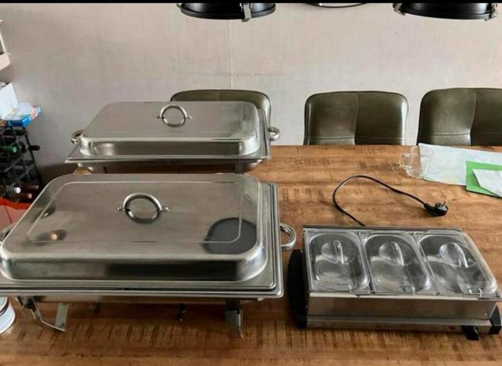 Verhuur! Chaging dish. 3 bakken 25€ totaal, Huis en Inrichting, Keuken | Keukenbenodigdheden, Zo goed als nieuw, Ophalen