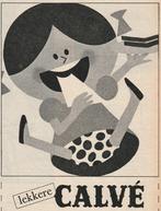 Retro reclame 1961 Calvé pindakaas voor smullers, Verzenden, Overige typen
