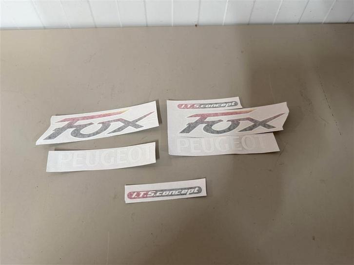 Peugeot FOX Sticker Set - Meerkleurig - Autodecal, Auto diversen, Autostickers, Ophalen of Verzenden
