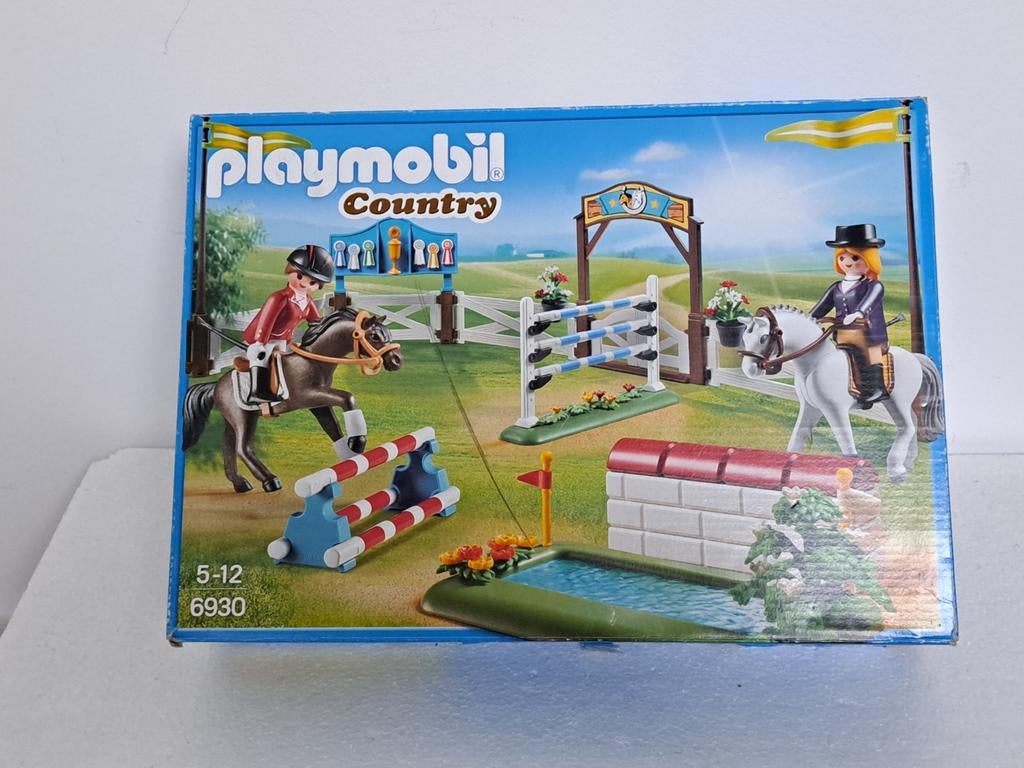 Playmobil Country 6930 Paardenwedstrijd set , sale, Ophalen of Verzenden, Gebruikt, Complete set