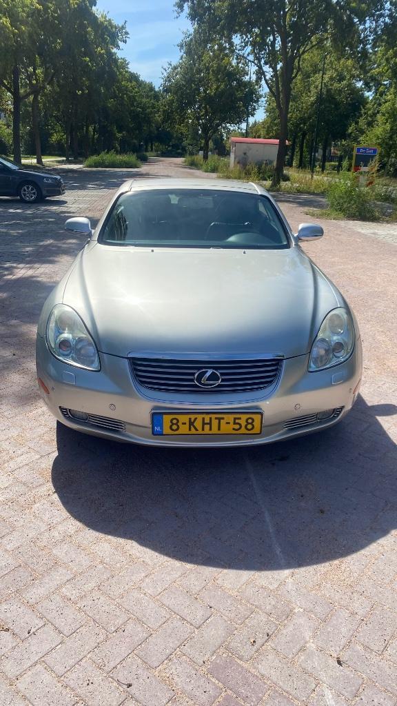 Stijlvolle Lexus SC 430 4.3 V8 AUT 2002 Grijs (hardtop), Auto's, Lexus, Particulier, SC, ABS, Airconditioning, Alarm, Bluetooth