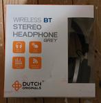 Draadloze Bluetooth Stereo Koptelefoon - Grijs, Audio, Tv en Foto, Koptelefoons, Ophalen of Verzenden