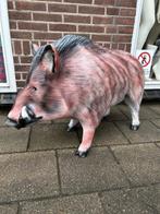 wild zwijn polyester - tuinbeeld - dieren - boerderij beeld, Tuin en Terras, Tuinbeelden, Ophalen, Kunststof, ., Nieuw