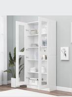 NIEUWE Vitrinekast 82,5x30x185,5 cm hoog, Met deur(en), Venlo, Glas, Nieuw