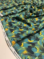 Megan Blue katoen tricot + evt boordstof, Hobby en Vrije tijd, Stoffen en Lappen, Overige kleuren, 120 cm of meer, Nieuw, Ophalen of Verzenden