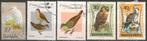 5 Verschillende Vogels O. ADV. no.88 X., Postzegels en Munten, Postzegels | Thematische zegels, Dier of Natuur, Verzenden, Gestempeld