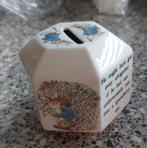 Beatrix Potter Pieter Konijn Spaarpot Wedgwood zeskantig, Ophalen of Verzenden, Zo goed als nieuw, Dier
