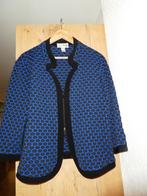 Joseph Ribkoff jasje maat 44 kobalt blauw zwart rits ZGAN, Kleding | Dames, Maat 42/44 (L), Joseph Ribkoff, Zo goed als nieuw
